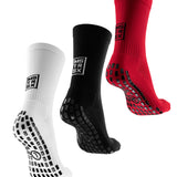 1x Gripsocke Mid Weiß | 1x Mid Schwarz | 1x Mid Rot