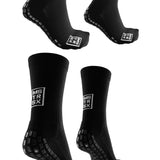 2x Gripsocke Short | 2x Mid | Schwarz