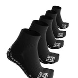 5x Gripsocke Short | Schwarz